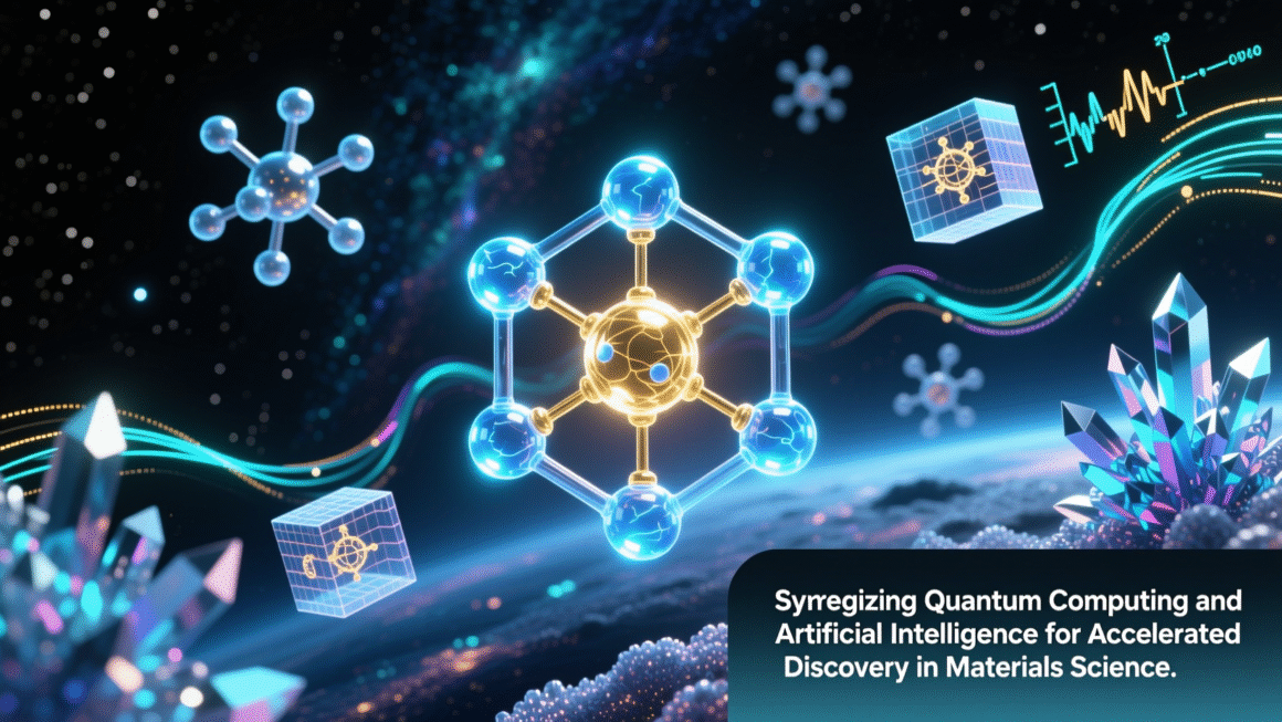 Synergizing Quantum Computing and Artificial Intelligence for Accelerated Discovery in Materials Science